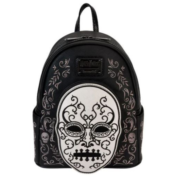 New Loungefly Harry Potter Death Eater Cosplay Mini Backpack Halloween Theme NWT - Picture 1 of 6